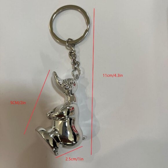 Keychain Backpack Decorated Duck Keychain Cute Duck Keychain Cute Keychain - Picture 2 of 9